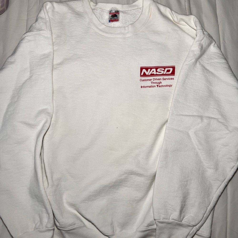 Men’s vintage large crew neck